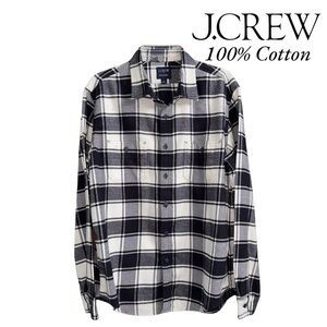 J. Crew (EUC) Men’s 100% Cotton Flannel Button Up Shirt, Size Large